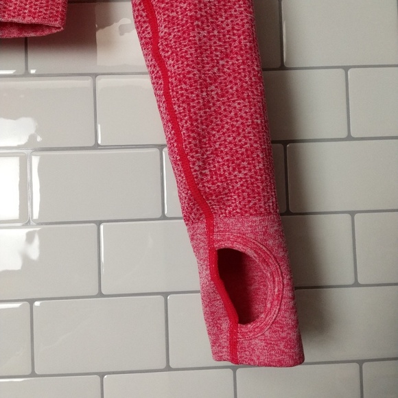 Gymshark seamless crop top pink sherbet size small - Picture 4 of 5